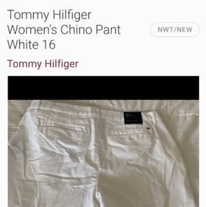 Tommy Hilfiger size 14 white doc shorts
